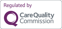 Regulated by the CareQuality Commission logo