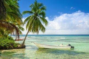 Exotic,Coast,Of,The,Dominican,Republic,With,Beautiful,Beach,With